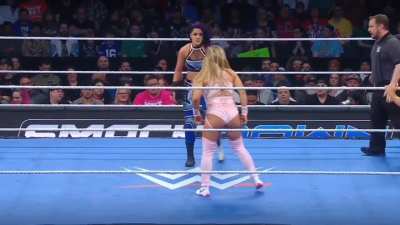 Natalya & Maxxine Dupri are in actipn, competing in the tag team gauntlet