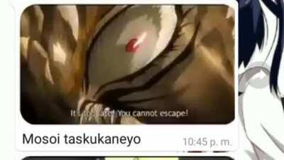 Ho... Mukatte kurono ka?