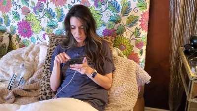 He came on my face to stop me from playing Candy Crush!