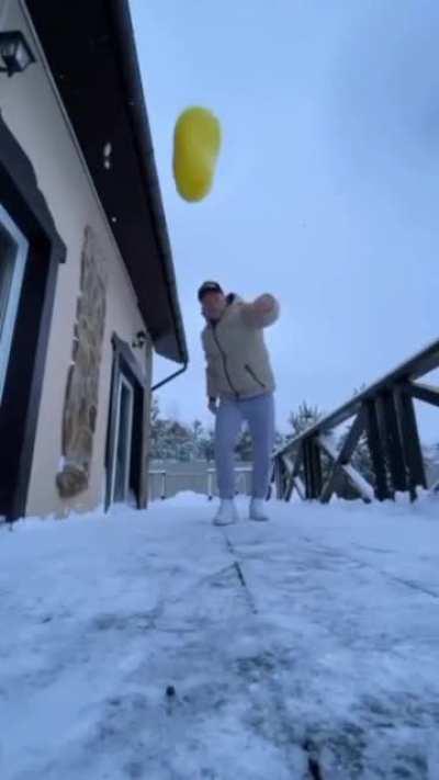 WCGW trying to kick the baloon