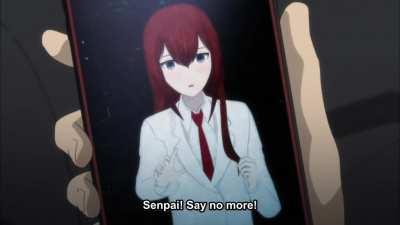 Steins;Gate 0 - Episode 10 - Rick roll reference