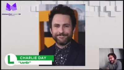 Videogamesdunkey hilarious reaction to the Mario Movie cast.