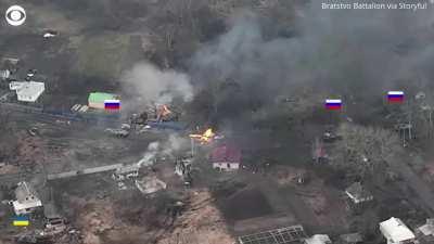 I HAVE PUT THE SACRED WAR(the ukrainian version) OVER THE FOOTAGE OF THE UKRAINIAN TANK KILLING AN ENITRE RUSSIAN COLLUMN BY ITSELF! (also did it with the russian version cause it sounds better, if you want me to post that too I will) SLAVE UKRAINI! HEROI