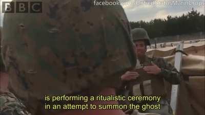 Sadly, neither Chesty nor R. Lee Ermey was summoned that day...