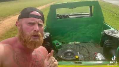 My man owns a Ron Beer. Best lawnmower ever.