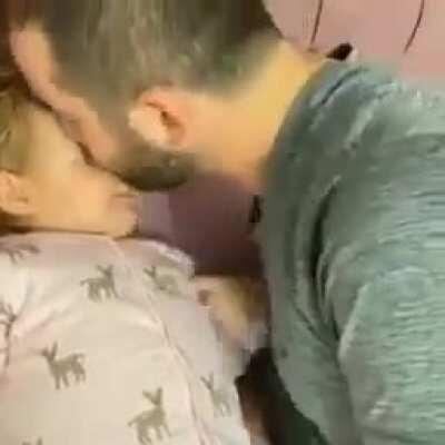 - I just want all the kisses you can give me, Daddy...