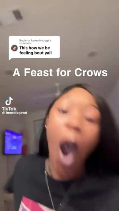 Me Every Night Reading A Feast for Crows