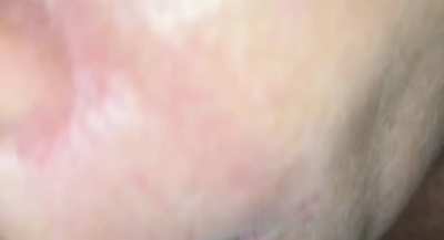 Mom sucking Son's cum out and keep going sucking 