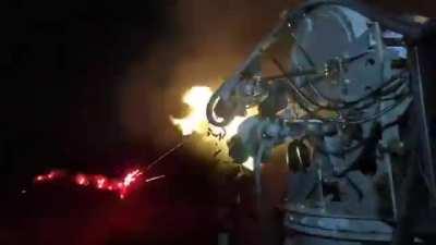 4x M134 Miniguns firing 7.62mm rounds