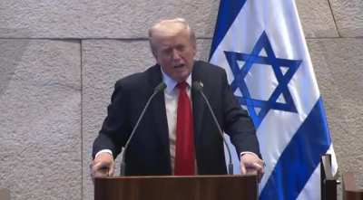 Trump told the Israeli Knesset that he once asked Miriam Adelson, “What do you love more — the United States or Israel? She refused to answer — that means, that might mean Israel.” Adelson, who served in the Israeli military, is a Trump's all time leading