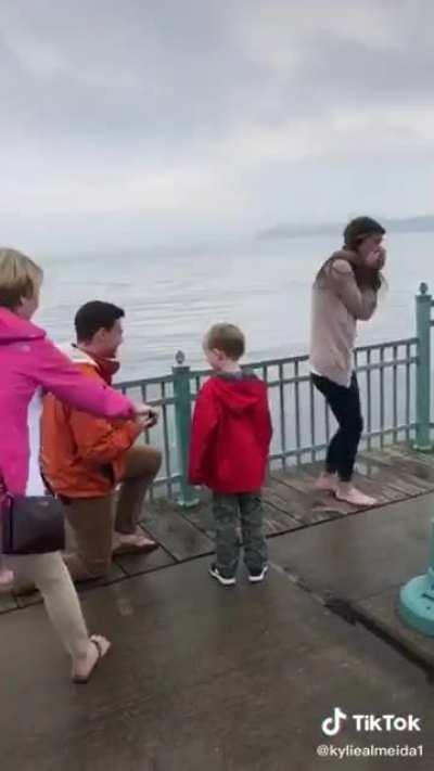 He couldn’t resist a closer look.