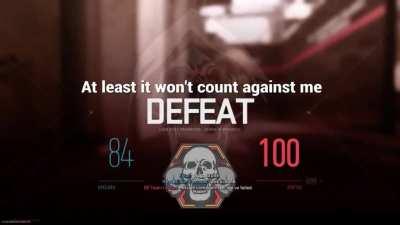 Video proof that “Stat loss prevented - Joined in progress” doesn’t work right now and your W/L is still affected.