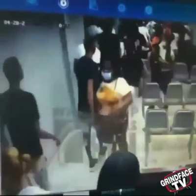 Ops carried their enemy out the church 🤷‍♂️