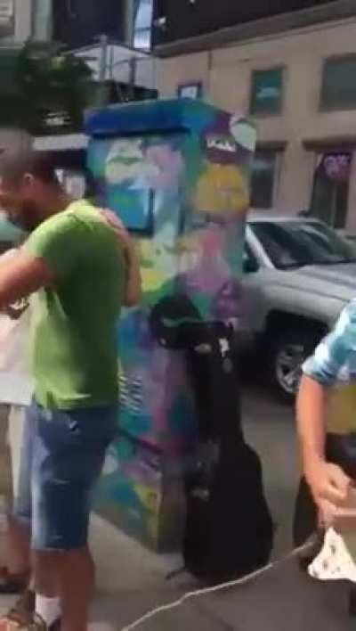 Muslim starts attacking Christian. Video speaks for itself.