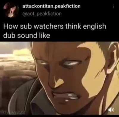 sub thinking of watching dub