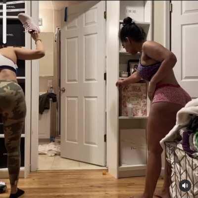 From her IG. Damn, I wish she was in my apartment walking around like this.