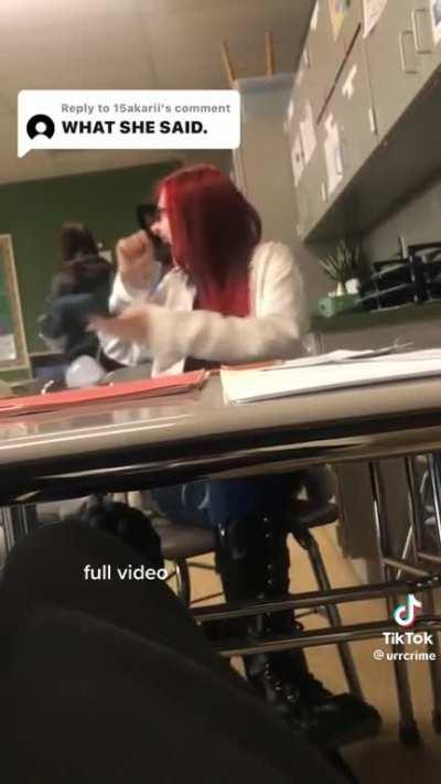 She said what she said