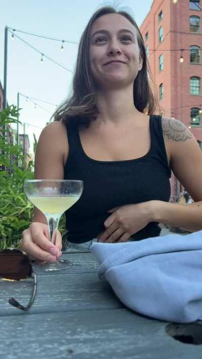 Nervous flash during dinner