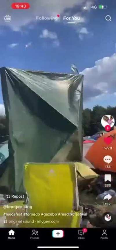 I aspire to have the wicked and pernicious energy of this Gazebo at Reading/Leeds Festival.