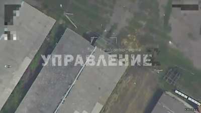 RU POV: Larger video of hangars being hit in Postolnoye several days ago with unidentified ukrainian MLRS hit claimed.