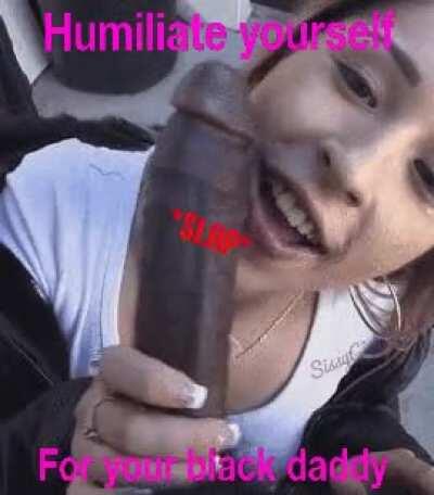 Whitebois dream of bbc slapping their faces