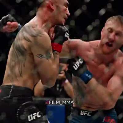 Isolated audio of the thudding strikes from Justin Gaethje vs Tony Ferguson