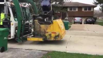 Hydraulic fluid and hot machinery, always a bad combination.