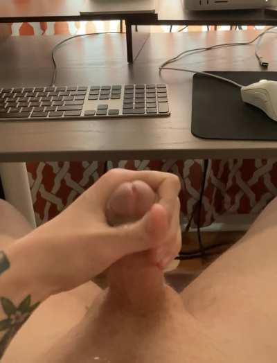 Letting that cum fly