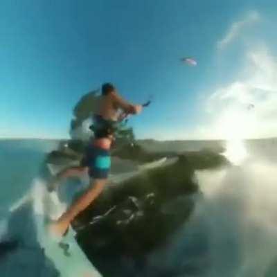 HMRB while I just jump over the island