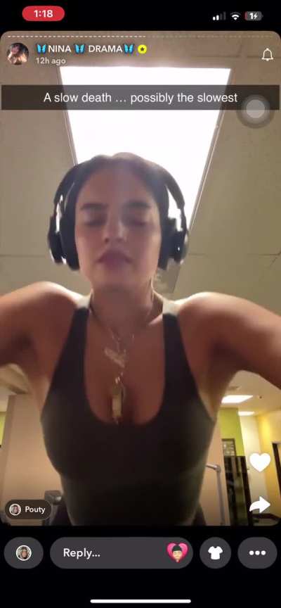 Sounds like she taking d