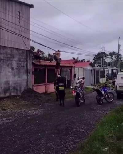 To escape from the police