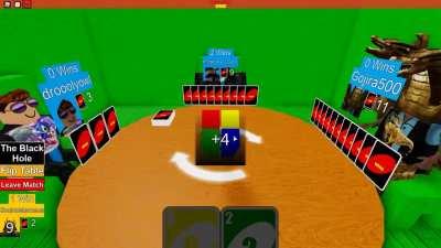 Clip of my friends playing roblox uno