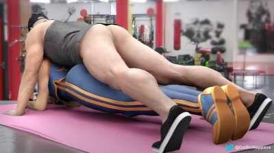 Chun-Li Gym Thighjob (Nappana)