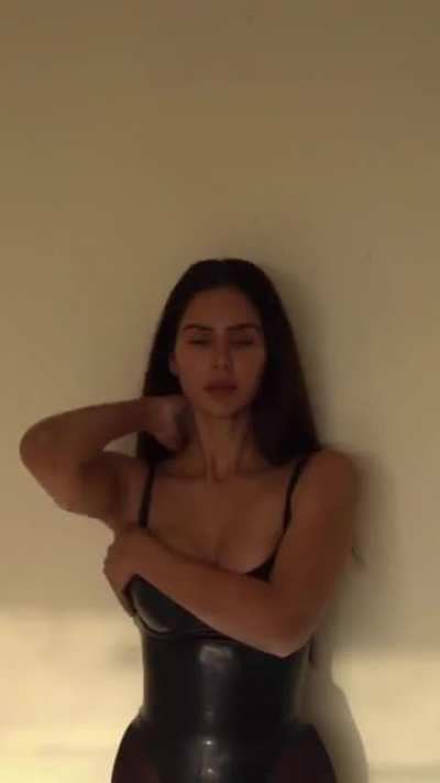 She is ready for the banging...