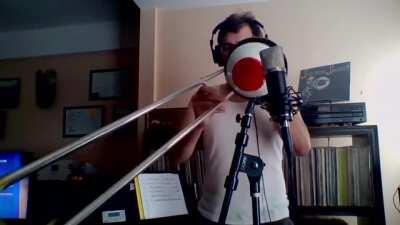 Soloing over some funky Thundercat