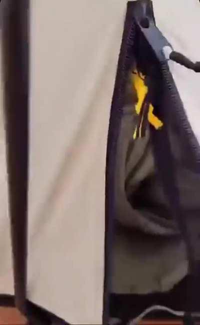 When you find a spider in your sleeping bag