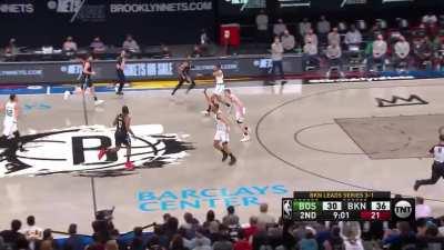 [Highlight] James Harden does it all in the opening half of Game 5. 18 pts, 7 reb, 9 assts