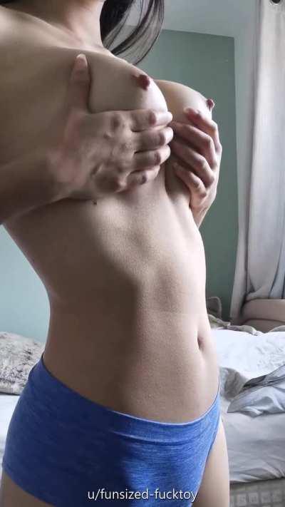 No point trying to wear a cardigan that doesn't fit over my boobs anymore - I might as well take it off...