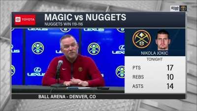 [Highlight] Post game interview of Mike Malone about the Murray foul on Fultz: The plan wasn't 