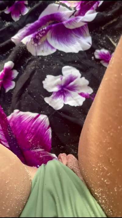 My lips wanted to get some sun