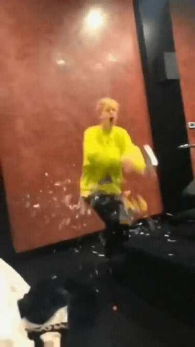 His life flashed before his eyes