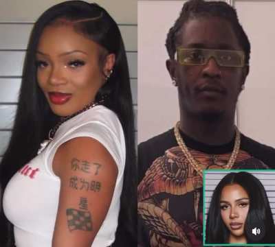 Gloria dissed tf out of Young Thug lmaooo 💥