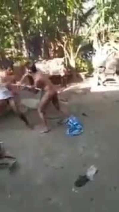 Fighting their hearts and clothes out [NSFW]