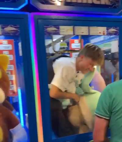 His plan to get in and out loaded didn’t work