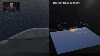 I made a scale 3D animation of The Nimitz account and I accidentally found a pretty damning trick of perspective. We need more info.