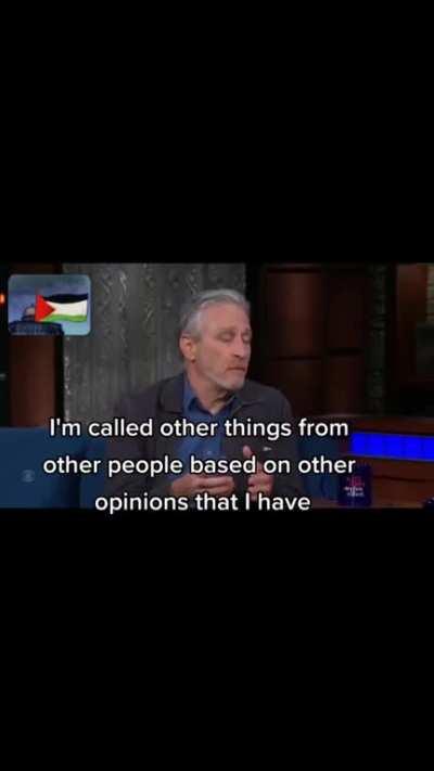 John Stewart criticized the Zionists and directly was accused of being anti-themitic