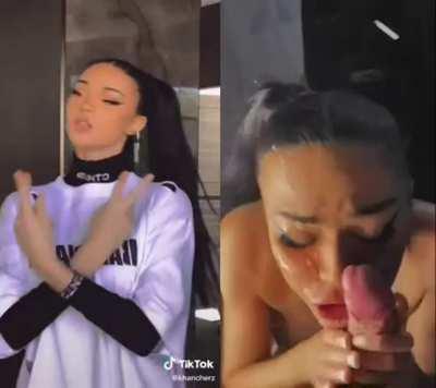 From Tiktok to sucking cock