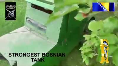 Modern Bosnian artillery