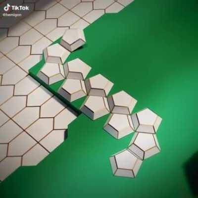 folding out a dodecahedron