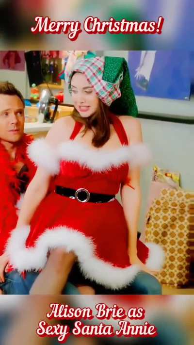 Time for the best holiday tradition - Watching sexy Santa Annie do her thing